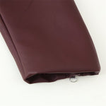 Load image into Gallery viewer, Burgundy Faux Leather Biker Jacket Women N5A716
