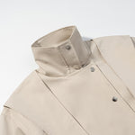 Load image into Gallery viewer, Double Breasted High Neck Trench Jacket Women N5A673