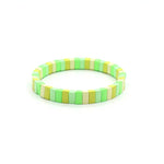 Load image into Gallery viewer, Enamel Strand Elastic Bracelet Hand-Strung Spliced S5P265