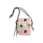 Load image into Gallery viewer, Rainbow Dots Plush Bag Women Cute Shoulder Crossbody S5P876