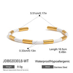 Load image into Gallery viewer, Steel Fadeproof Plated Bangle Mirror Finish S5P198