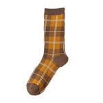 Load image into Gallery viewer, Diamond Pattern Double Knit Cotton Stackable Socks M5A031