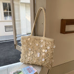Load image into Gallery viewer, Woven Tote Handmade Crochet Large Capacity Bag Women N6A119