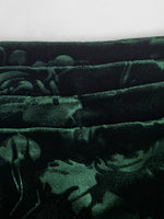 Load image into Gallery viewer, Dark Green Velvet Embossed Spag Strap Dress Women N5A943