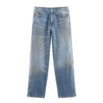 Load image into Gallery viewer, Wide Leg Denim Jeans, Mid-Rise Casual Zipper Pants N6A132