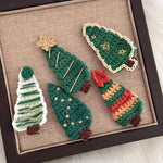 Load image into Gallery viewer, Womens Christmas Tree Knit Duckbill Hair Clip N6K308