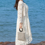 Load image into Gallery viewer, Handwoven Maple Hollow Bead Tote Beach Women S5P967