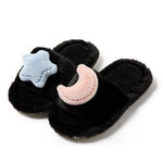 Load image into Gallery viewer, Star Moon Color Block Open Toe Slippers Women M5A283