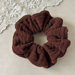 Load image into Gallery viewer, Wool-like Elastic Scrunchy Tweed Ponytail Hair Tie S5P782