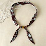 Load image into Gallery viewer, Retro Paisley Beaded Scarf Choker Necklace Women N6D006