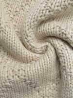 Load image into Gallery viewer, Beige Fish Print Sweater Color Block Trim Round Neck N5A806