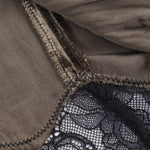 Load image into Gallery viewer, Velvet Lace High Waist Slim Midi Skirt N6A175