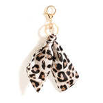 Load image into Gallery viewer, Leopard Print Fabric Keychain Bag Charm Car Ornament N6G117