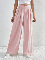 Load image into Gallery viewer, Pleated Wide Leg Work Pants Women N6B041