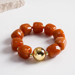 Load image into Gallery viewer, Oversized Acrylic Ombre Geometric Bracelet Vintage N6H061