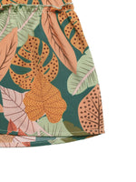 Load image into Gallery viewer, Tropical Print Elastic Waist Shorts Women N6C238