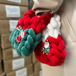 Load image into Gallery viewer, Women's Small Woven Velvet Christmas Bag N6J209
