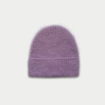 Load image into Gallery viewer, Womens Alpaca Wool Blend Brushed Knit Beanie N6K284