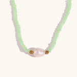 Load image into Gallery viewer, Freshwater Pearl Strand Necklace Seed Beads S5P235