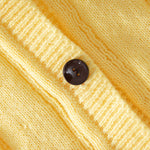 Load image into Gallery viewer, Ruffle Trim Short Cardigan Women Yellow N5A525