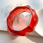 Load image into Gallery viewer, Colorful Holographic Bead Resin Bangle Dopamine N6A225