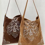 Load image into Gallery viewer, Bohemian Embroidered Velvet Tote Bag S5P802