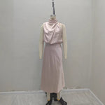 Load image into Gallery viewer, Pink Satin Slip Dress Women Sleeveless Elegant N5A897
