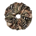 Load image into Gallery viewer, Leopard Print Satin Large Scrunchy Women S5P767