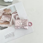 Load image into Gallery viewer, AirPods Case Bow PU Fabric Pouch Protective S5P873