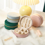 Load image into Gallery viewer, Portable Velvet Jewelry Organizer Box 2 Layer Travel S5P840