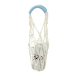 Load image into Gallery viewer, Handmade Cotton Linen Water Bottle Mesh Bag N6G086