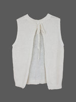 Load image into Gallery viewer, Lace Up Back Knit Tank Top Women N6B037