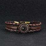 Load image into Gallery viewer, Multi Layer Braided Leather Bracelet S5P604