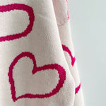 Load image into Gallery viewer, Love Pattern Knit Sweater Women Round Neck Winter N5A878