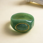 Load image into Gallery viewer, Womens Vintage Marbled Oval Acrylic Bracelet N6K139