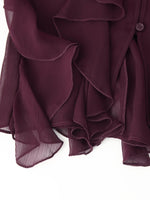 Load image into Gallery viewer, V Neck Layered Ruffle Blouse Women Fashion Shirt N6A153