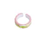 Load image into Gallery viewer, namel Dome Ring Women Light Stackable Adjustable S5P881