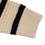 Load image into Gallery viewer, Button Detail Striped Sweater Loose Fit Pullover N5A802