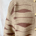 Load image into Gallery viewer, Color Block Striped Cardigan Women Cropped Round Neck N5A861