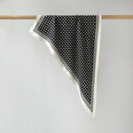 Load image into Gallery viewer, Polka Dot Print Triangle Scarf Satin Twill Women N6G218