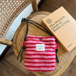 Load image into Gallery viewer, Rainbow Dots Plush Bag Women Cute Shoulder Crossbody S5P876