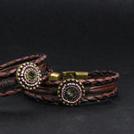 Load image into Gallery viewer, Multi Layer Braided Leather Bracelet S5P604