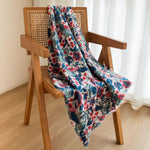 Load image into Gallery viewer, Floral Print Faux Cashmere Wrap M5A144