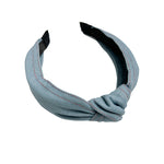 Load image into Gallery viewer, Denim Knot Accent Wide Headband High Crown Contour S5P447