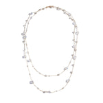 Load image into Gallery viewer, Layered Pearl Glass Bead Sweater Chain Women N6H148
