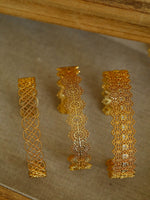 Load image into Gallery viewer, Lace Openwork Geometric Cuff Bracelet Women N6C006