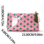 Load image into Gallery viewer, Unisex Waterproof Color-Block Polka Dot PVC Cosmetic Bag N6J248