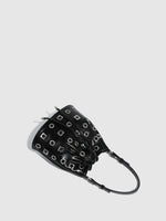 Load image into Gallery viewer, Eyelet Rivet Detail Drawstring Bucket Bag S5P463