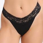 Load image into Gallery viewer, V-Shape Low Rise Lace Panties Women Invisible Cotton N5A791