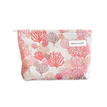 Load image into Gallery viewer, Womens Floral Corduroy Cosmetic Bag N6K117